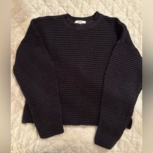 Joie Loose Stitched Cropped Sweater